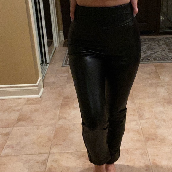 Dynamite black faux leather pants - Picture 7 of 7